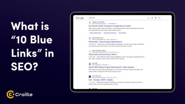 What is 10 Blue Links in SEO